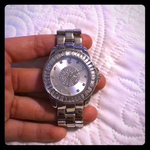 Silver watch